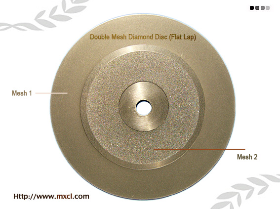 Double Grit Diamond Disc (Flat Lap)